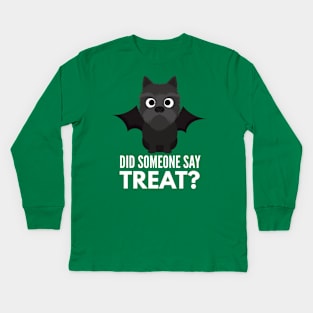 Cairn Terrier Halloween Trick or Treat Kids Long Sleeve T-Shirt